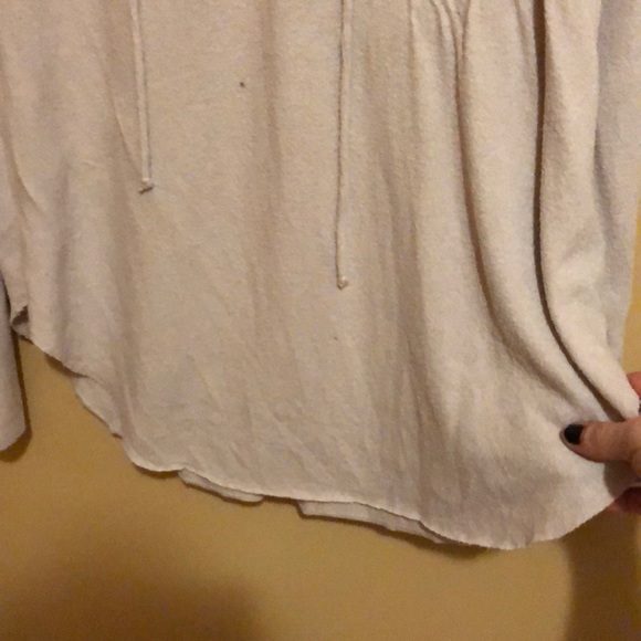 Tan long sleeve hoodie - Picture 3 of 4